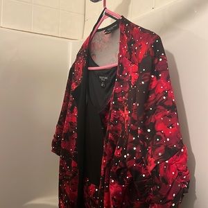 I am selling a dress bought at JCPenny.  The name brand is Perceptions.  Size:XL